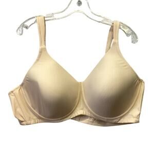 Leading Lady Size 50C Nude Tan Soft Cup Underwire Adjustable Strap 4 Hook Bra